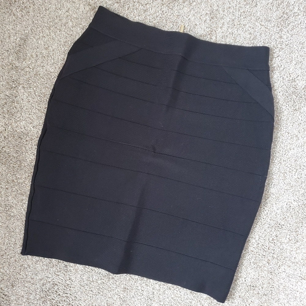 Bebe y2k stretch bodycon mini skirt